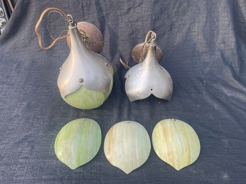 Pair antique hanging - hanging, mid
